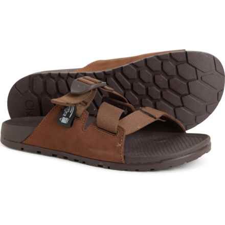 Chaco Lowdown Slide Sandals - Leather (For Women) in Otter