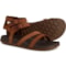 Chaco Lowdown Strappy High Sandals - Nubuck (For Women) in Nutshell