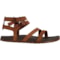 134C9_2 Chaco Lowdown Strappy High Sandals - Nubuck (For Women)