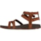 134C9_3 Chaco Lowdown Strappy High Sandals - Nubuck (For Women)