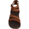 134C9_5 Chaco Lowdown Strappy High Sandals - Nubuck (For Women)
