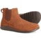 Chaco Paonia Chelsea Boots - Suede (For Men) in Cinnamon Brown