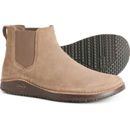 Chaco Paonia Chelsea Boots - Suede (For Men) in Earth Brown