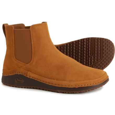Chaco Paonia Chelsea Boots - Suede (For Women) in Caramel Brown