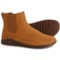 Chaco Paonia Chelsea Boots - Suede (For Women) in Caramel Brown
