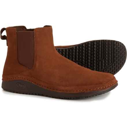 Chaco Paonia Chelsea Boots - Suede (For Women) in Cinnamon Brown
