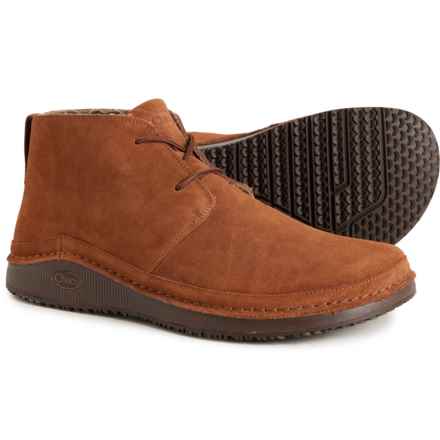 Chaco Paonia Desert Boots - Suede (For Men) in Cinnamon Brown