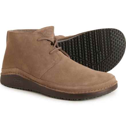 Chaco Paonia Desert Boots - Suede (For Men) in Earth Brown