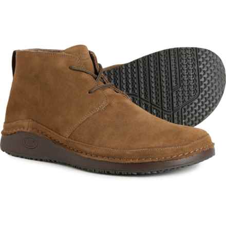 Chaco Paonia Desert Boots - Suede (For Men) in Teak