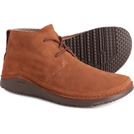 Chaco Paonia Desert Boots - Waterproof, Suede (For Men) in Cinnamon Brown