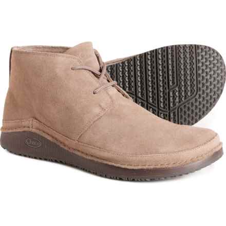 Chaco Paonia Desert Boots - Waterproof, Suede (For Men) in Earth Brown