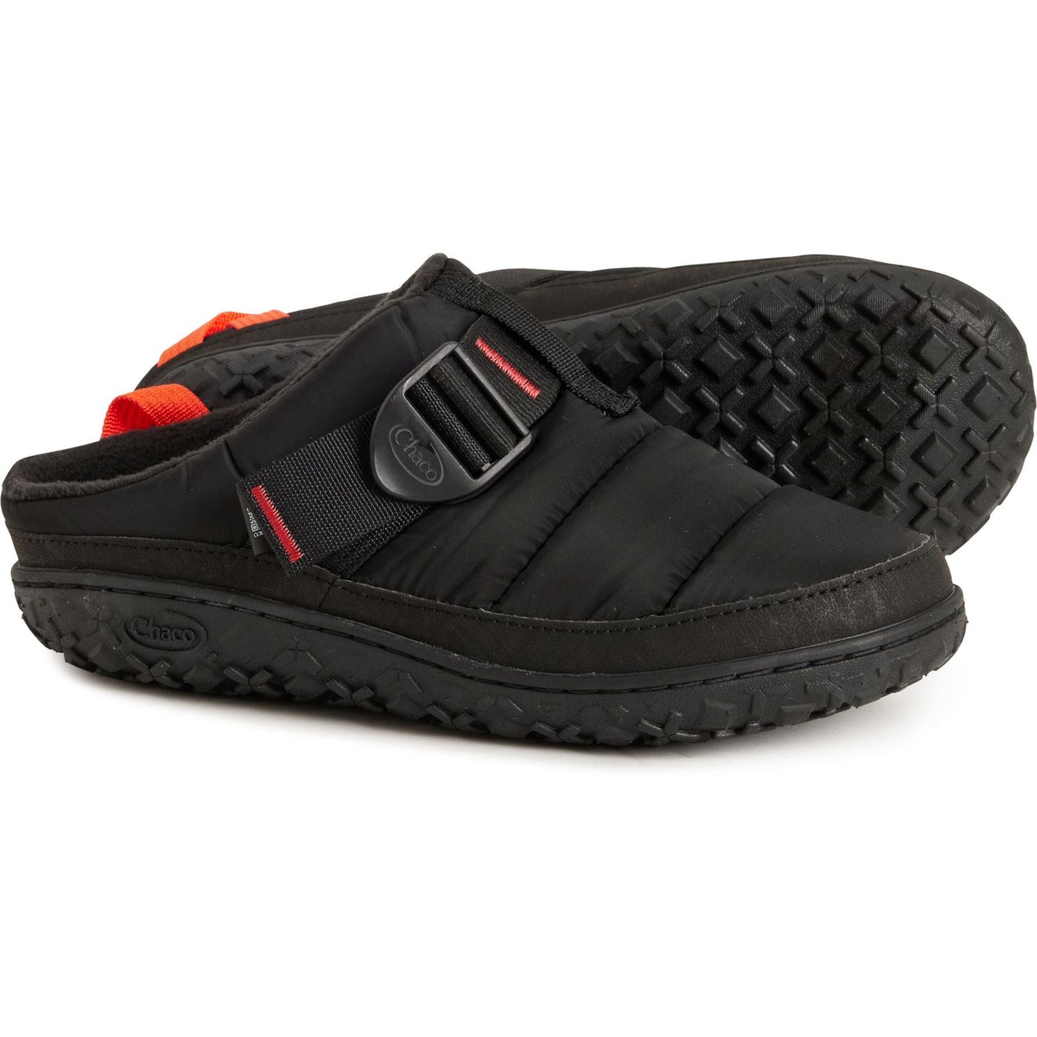 Chaco Ramble Puff Clog Shoes Black Womens Size 8 Nice