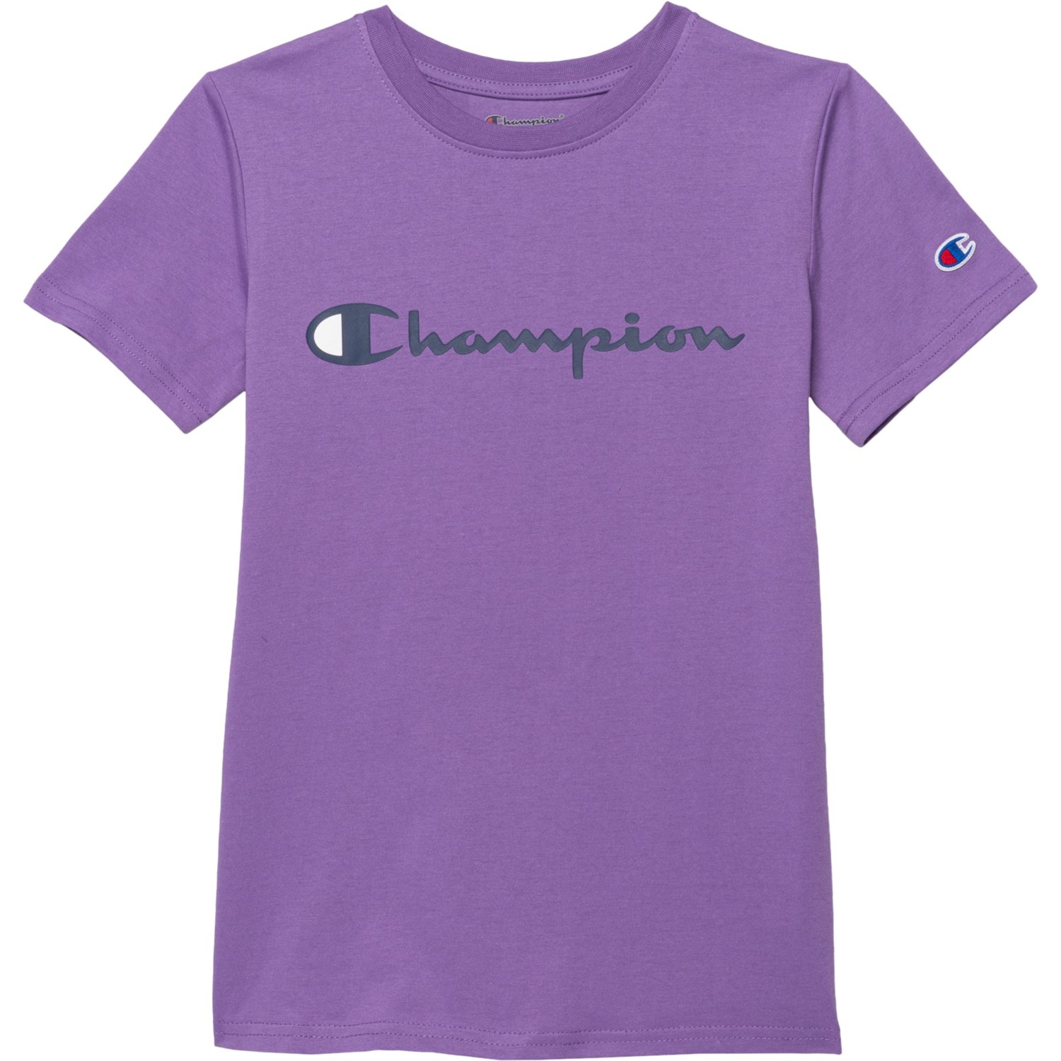 Champion Big Boys Classic Script T-Shirt - Short Sleeve