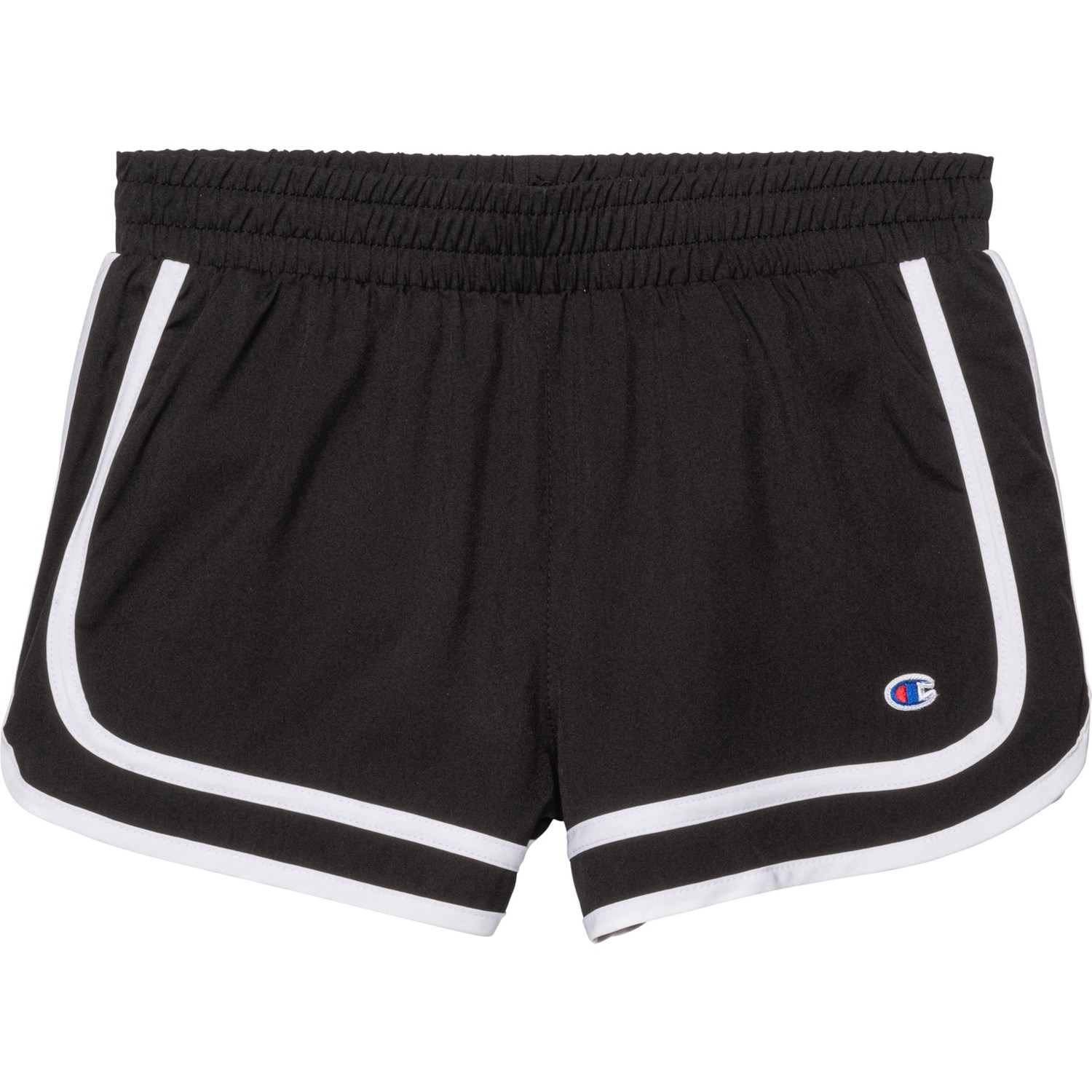 Champion Big Girls Solid Woven Shorts - Built-In Briefs