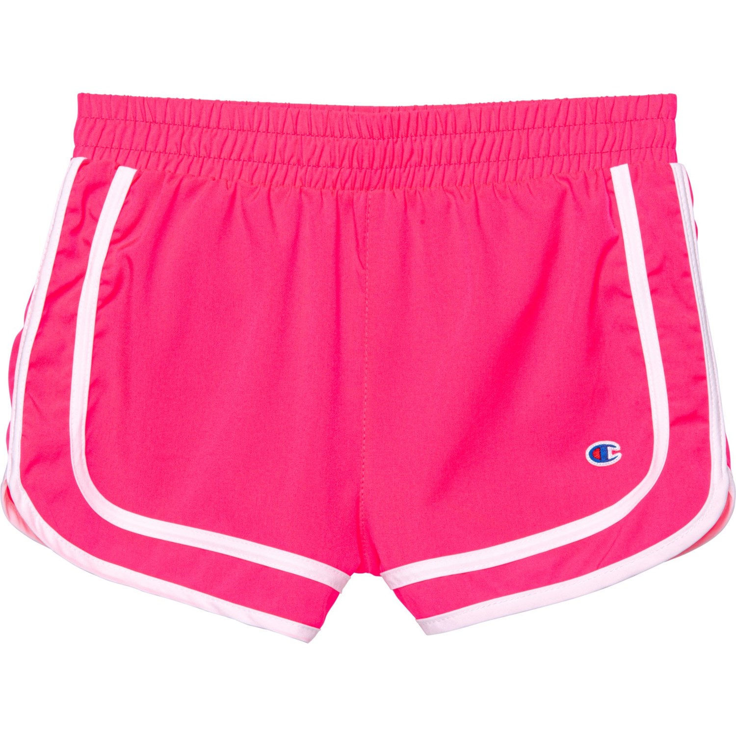Champion Big Girls Solid Woven Shorts - Built-In Briefs