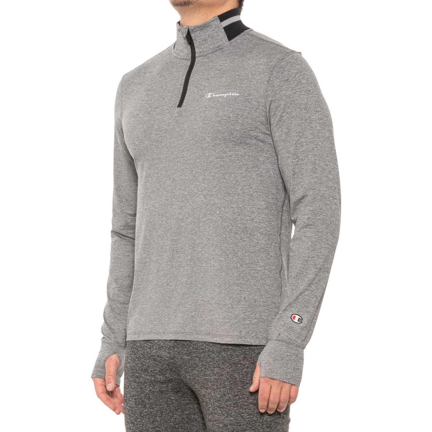 Champion City Sport Shirt - Zip Neck, Long Sleeve (For Men)