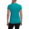 9764P_2 Champion Cotton Jersey T-Shirt - V-Neck, Short Sleeve (For Women)