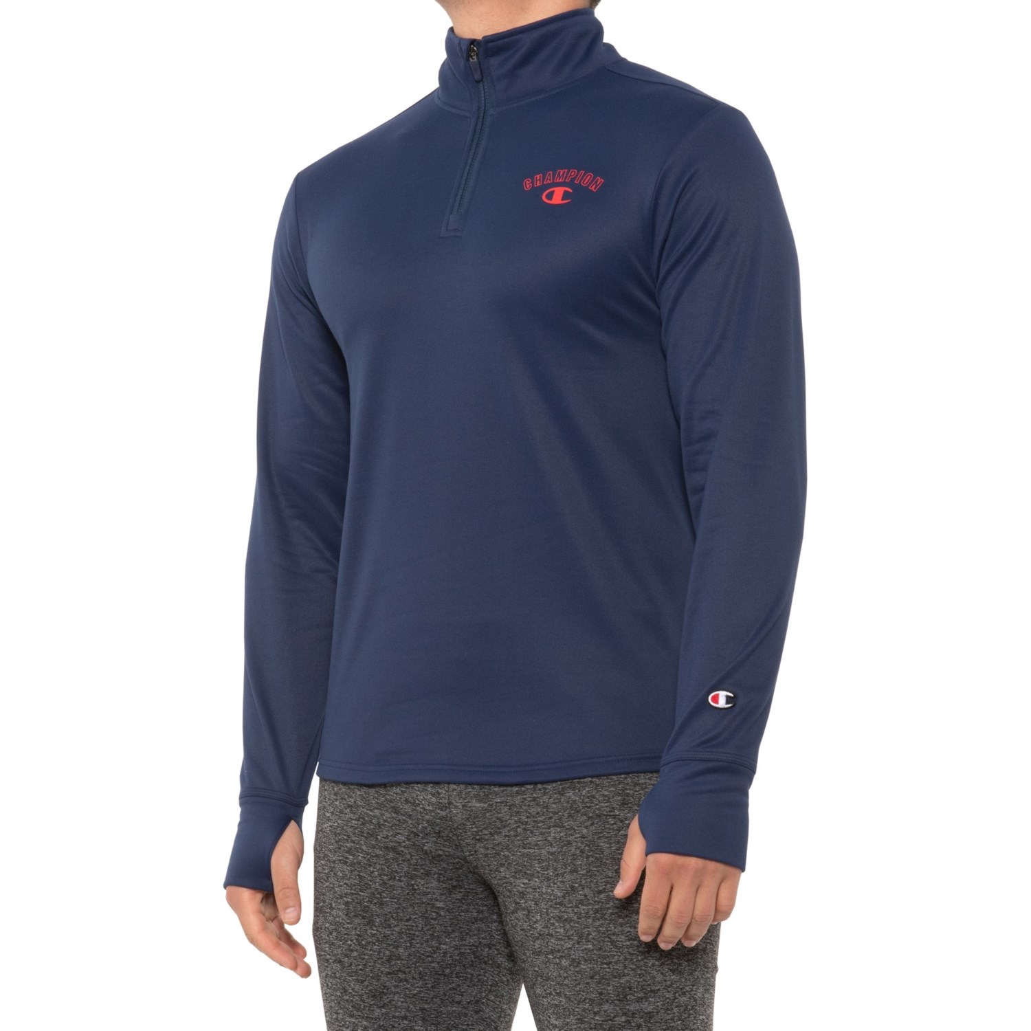 Champion Game Day Graphic Shirt - Zip Neck, Long Sleeve (For Men)