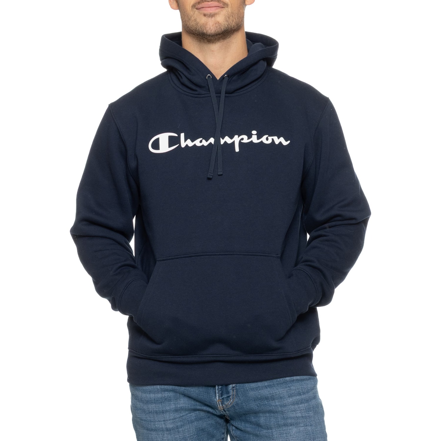 Champion Logo Script Fleece Hoodie