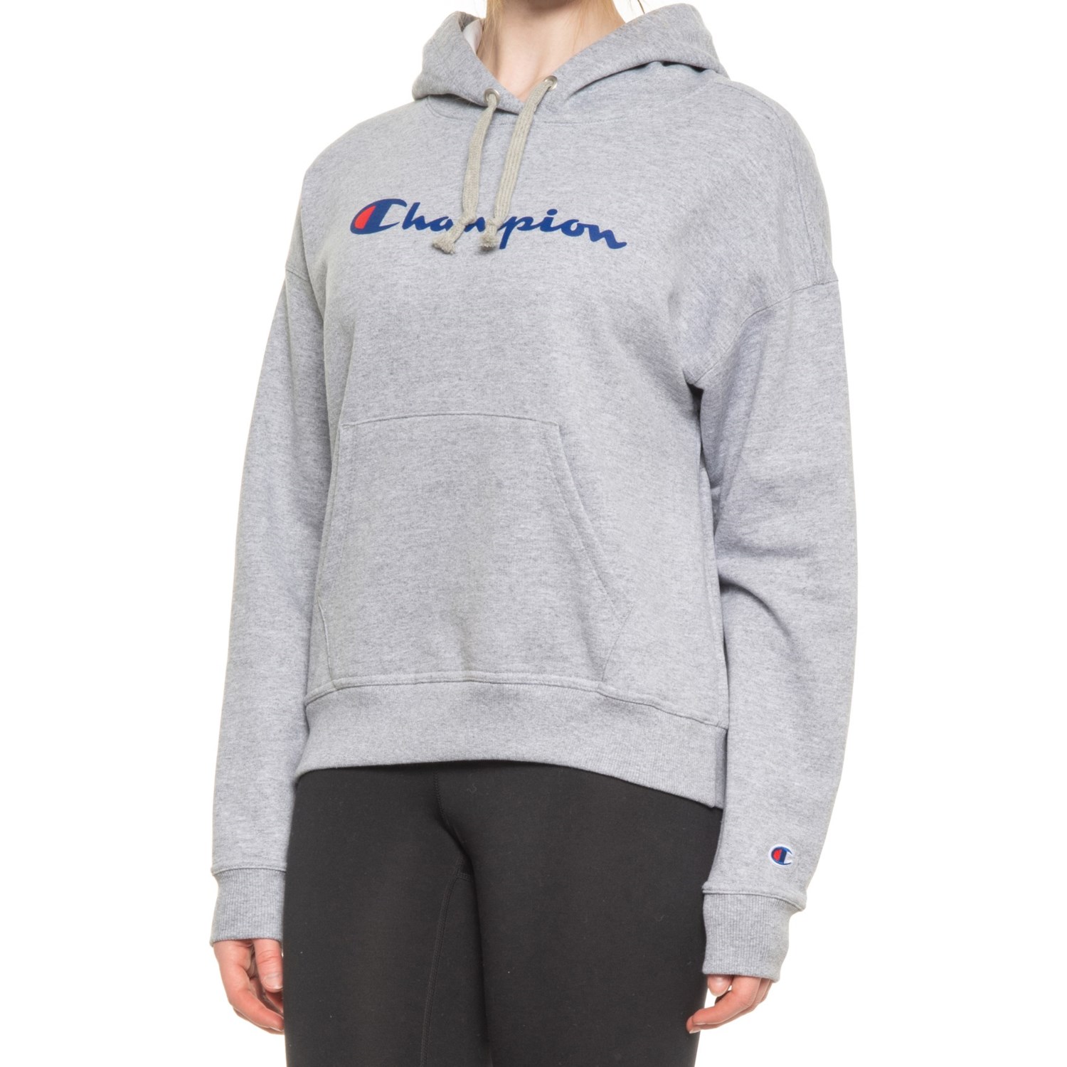 Champion Powerblend Relaxed Hoodie (For Women)