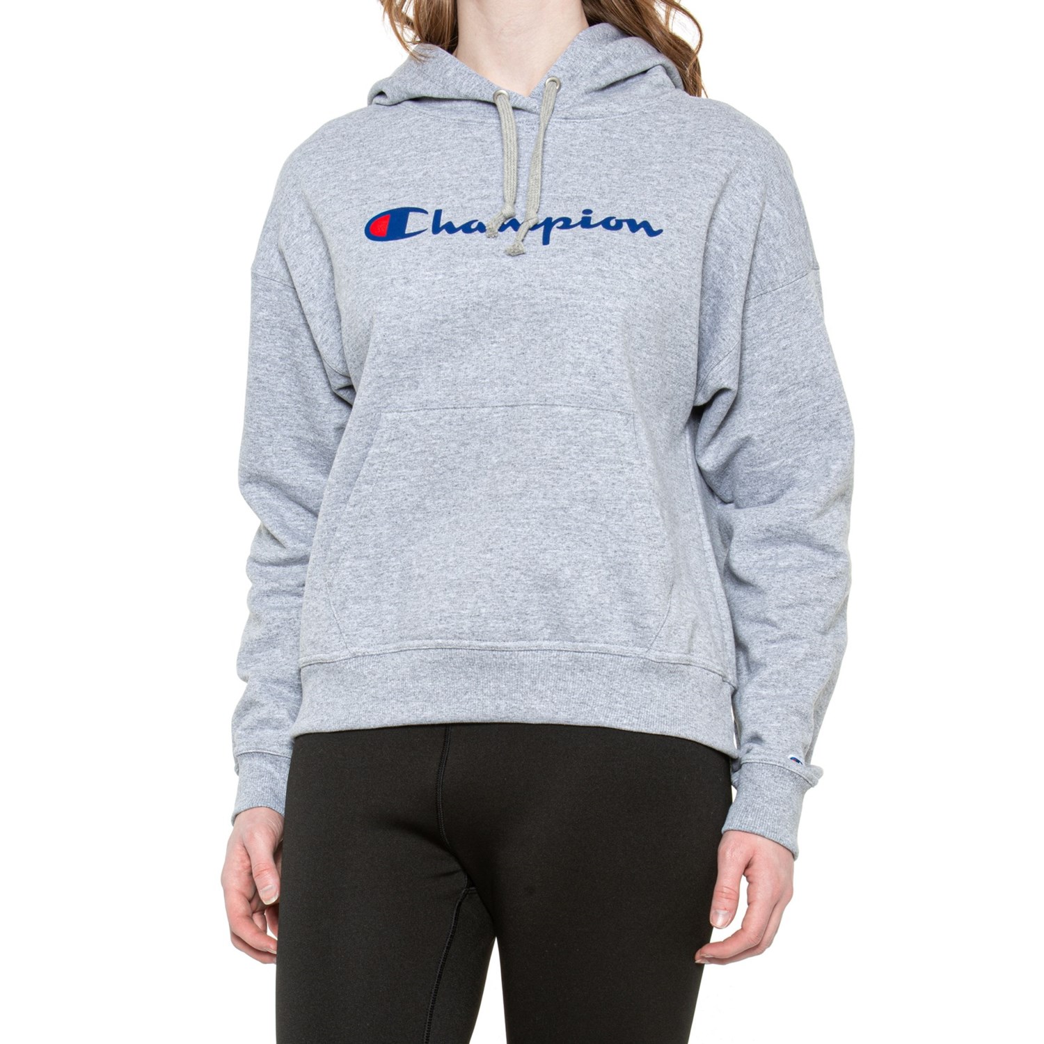Champion Powerblend Relaxed Hoodie (For Women)
