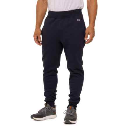 Champion Reverse-Weave Fleece Joggers in Black