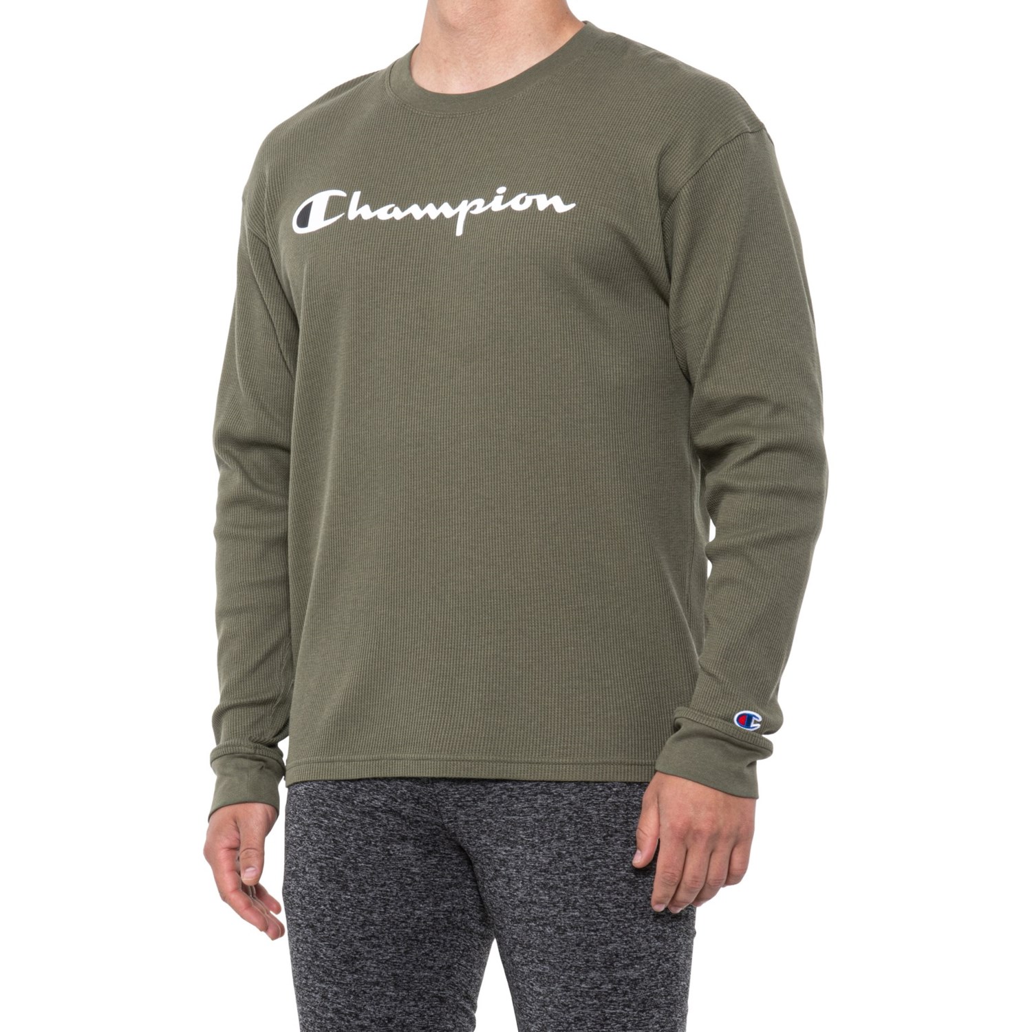 Champion Waffle Knit Shirt - Long Sleeve (For Men)