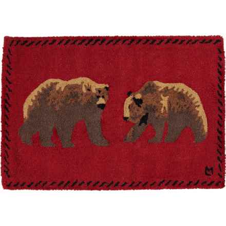 Chandler 4 Corners Big Bears Hand-Hooked Wool Accent Rug - 2x3’, Multi in Multi