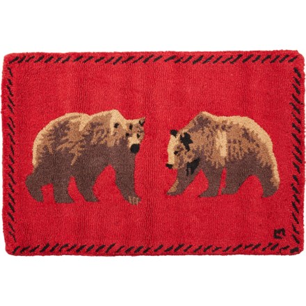 Chandler 4 Corners Big Bears Hand-Hooked Wool Rug - 2x3’ in Multi