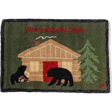 Chandler 4 Corners Hand-Hooked Wool Woodland Lodge Accent Rug -  2x3’ in Multi