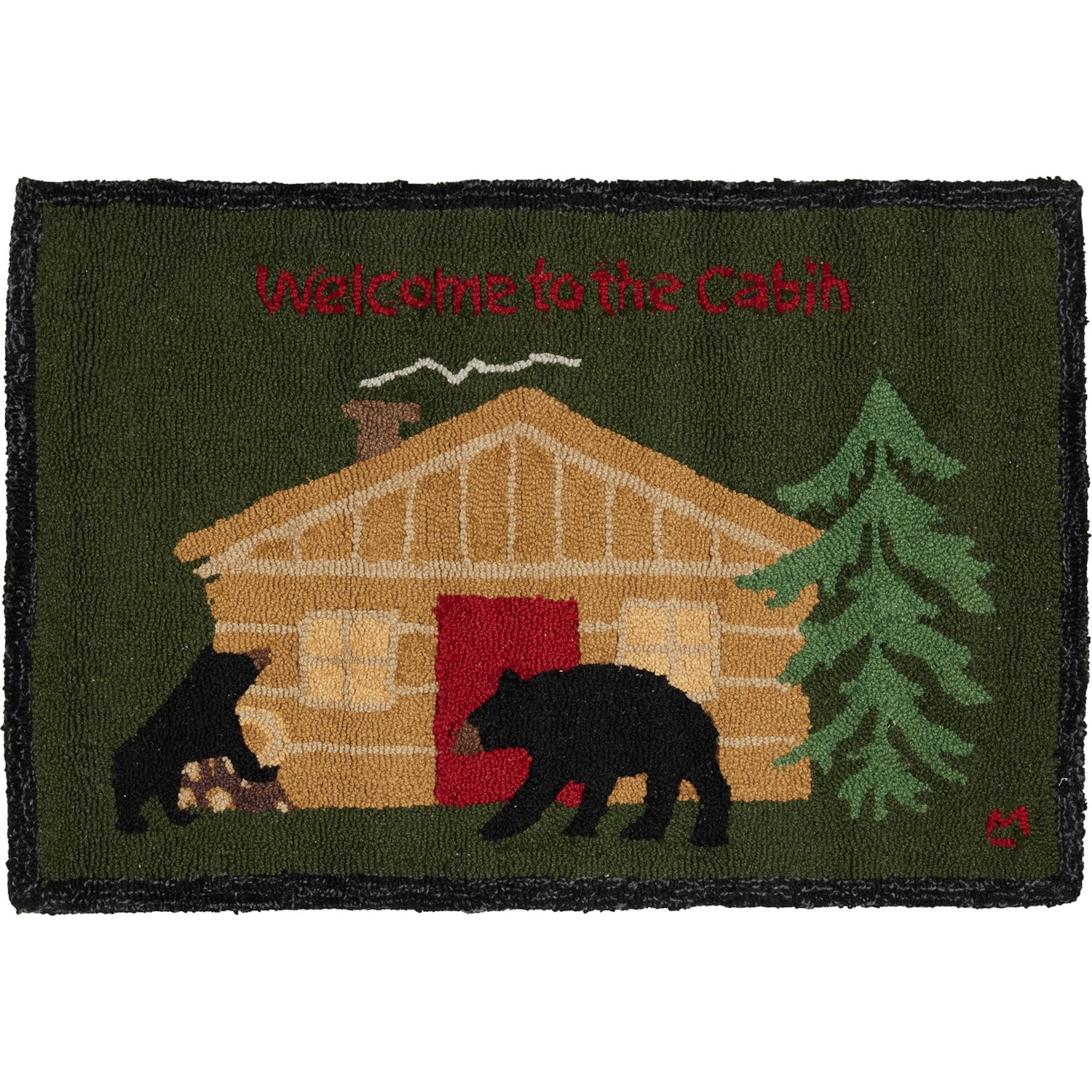 Chandler 4 Corners Artist-Designed Howdy Horse Hand-Hooked Wool Decorative Throw