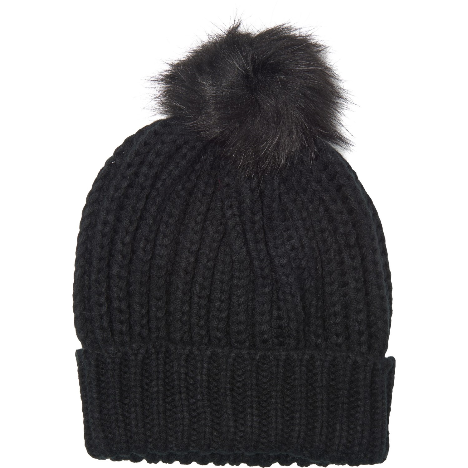 Chaos Cuffed Pom Beanie (For Women) - Save 50%