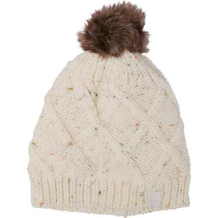 Chaos Polar Fleece-Lined Beanie (For Big Girls) in Ivory Multi