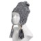 515DT_3 Chaos Thelma Pointelle Ear Flap Beanie with Tassels (For Women)
