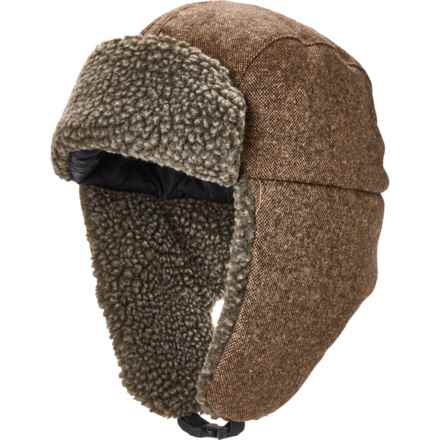 Chaos Tweed Trapper Hat in Brown