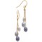 9968V_3 Chapal Drop Pearl Gold-Filled Necklace and Matching Earrings (For Women)