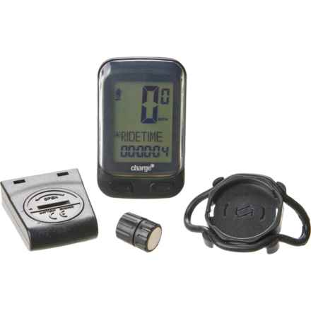 CHARGE 18-Function Wireless Bike Computer in Black