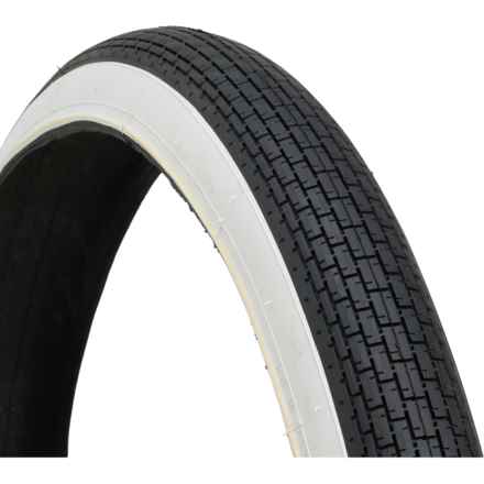 CHARGE Cruiser White Wall Tire - 26x2.125” in Black