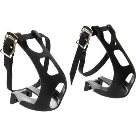 CHARGE Toe Clips and Straps - Pair in Black