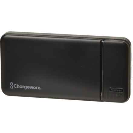 ChargeWorx Compact Fast-Charging Power Bank in Black
