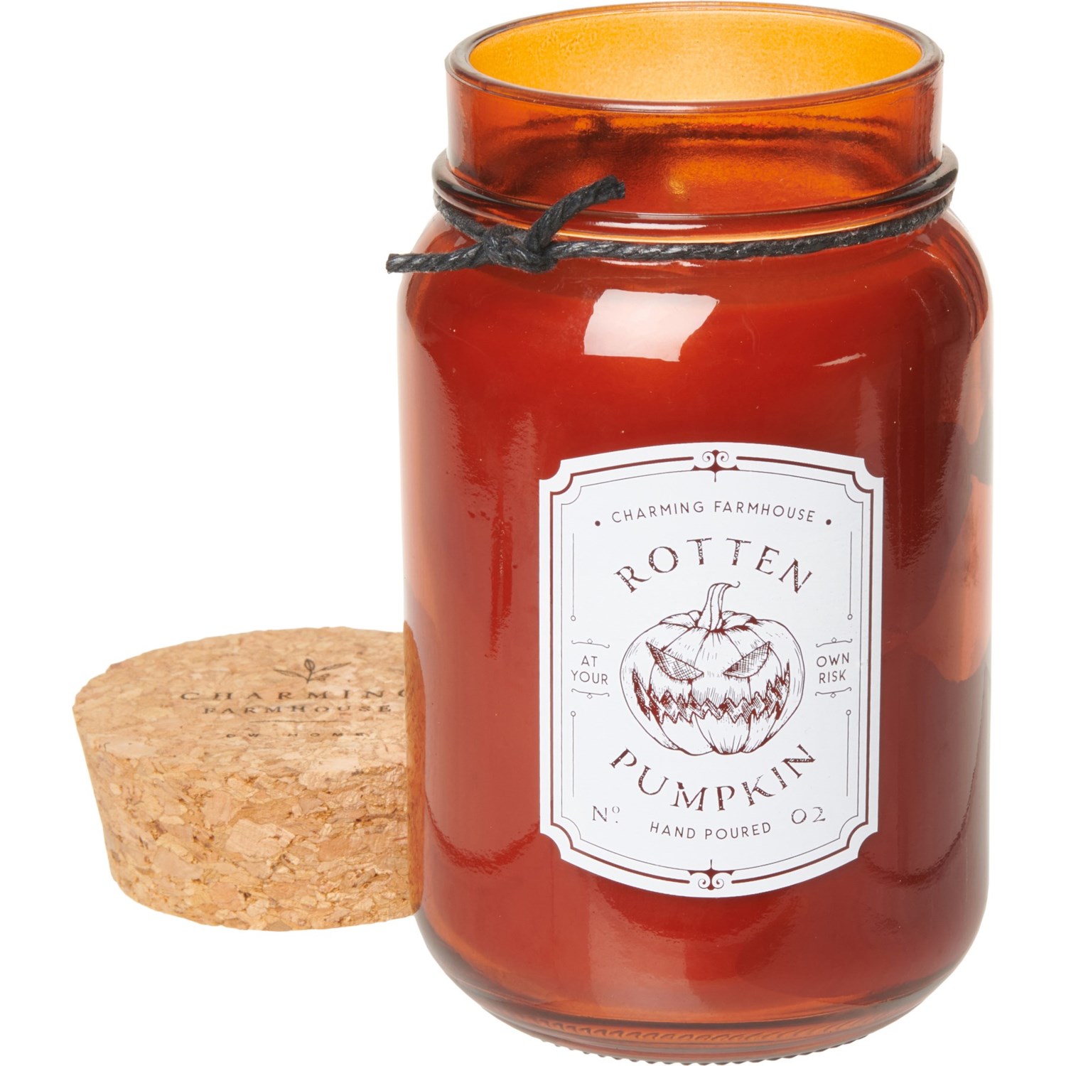 Charming Farmhouse 12.4 oz. Pick Your Poison Rotten Pumpkin Scented Candle Save 44