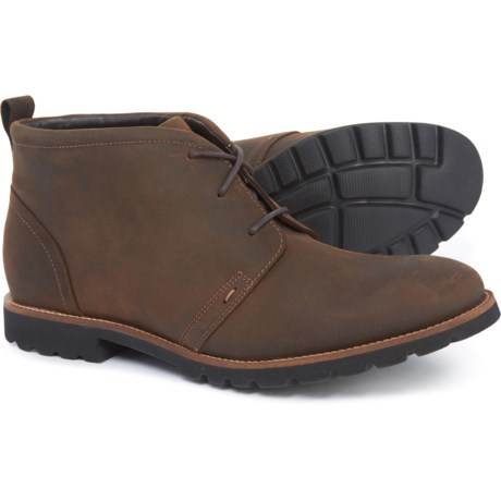 mens dark brown chukka boots