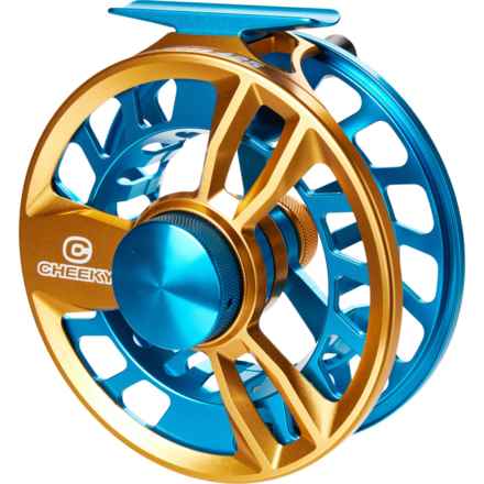 Cheeky Fly Fishing Limitless 425 Saltwater Fly Reel - 7-10wt in Gold/Aqua