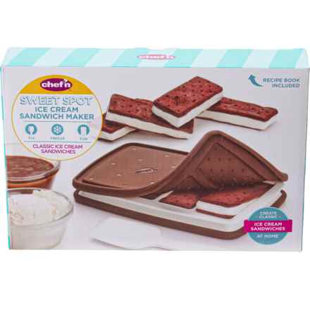 Chef'n Sweet Spot Ice Cream Sandwich Maker Set in Brown