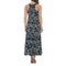 494FM_2 Chelsea & Theodore Racerback Printed Maxi Dress - Sleeveless (For Women)