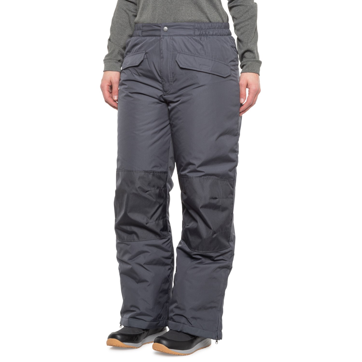 womens gray snow pants