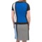 9072D_2 Chetta B Color-Block Crepe Dress - Short Sleeve (For Women)