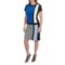 9072D_3 Chetta B Color-Block Crepe Dress - Short Sleeve (For Women)