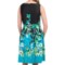 9072G_2 Chetta B Stretch Cotton Fit & Flare Dress - Sleeveless (For Women)
