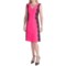 9071Y_3 Chetta B Stretch Crepe Dress - Sleeveless (For Women)